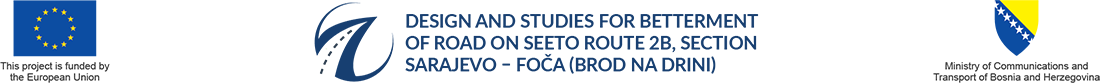 Design and studies for betterment of road on SEETO Route 2b, section Sarajevo – Foča Logo